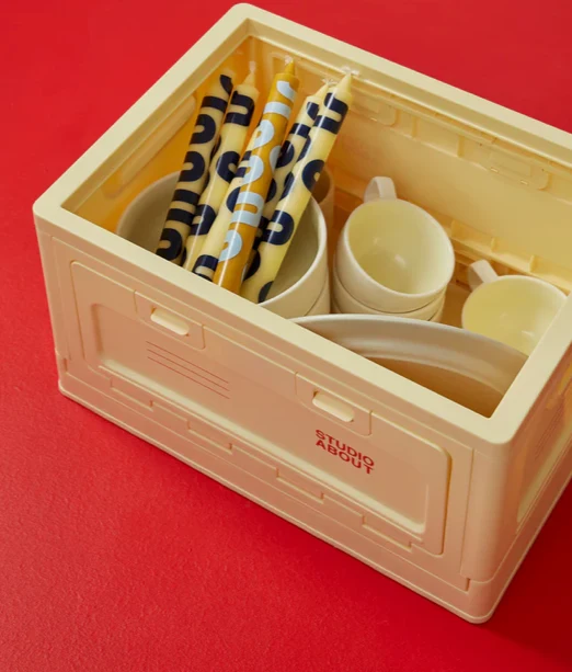 Box Medium Light Yellow