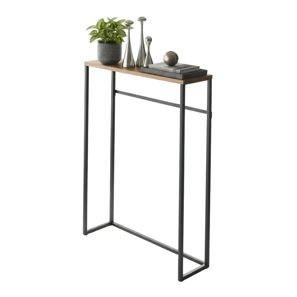 Konsollbord sort 80 x 60 cm