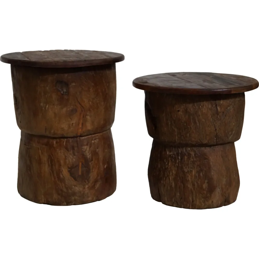 Sidebord av orginalt gammelt tre