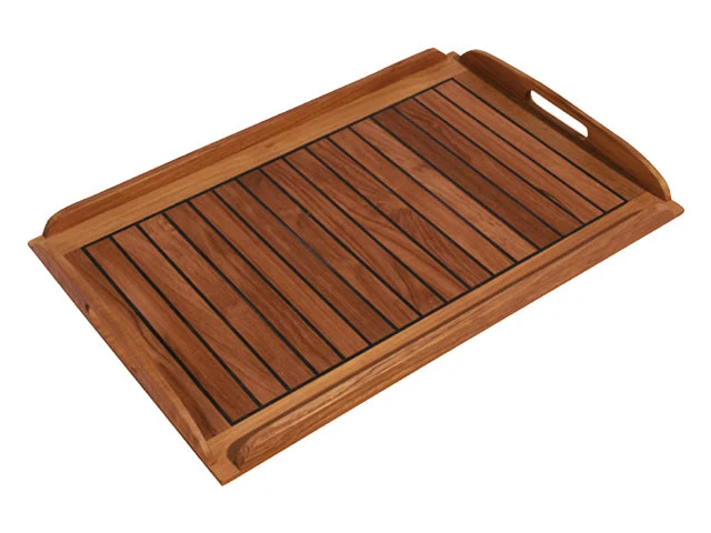 Eude, Skuff i teak, 58x38 cm