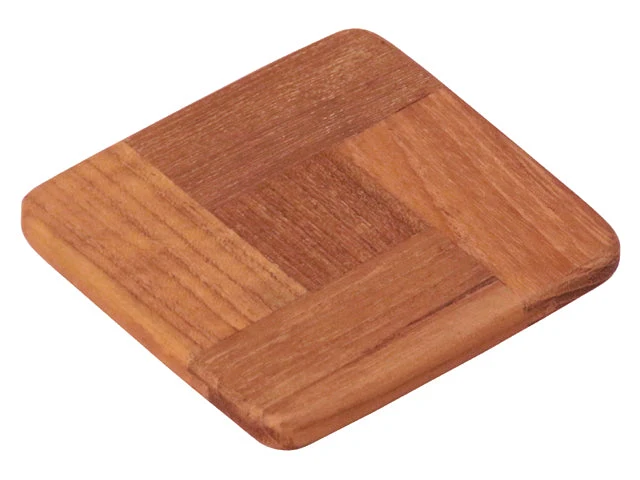 Eude, teak understell, sett med 4.