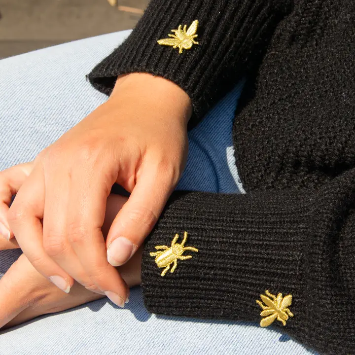 Broderte brosjer - sett med 3 stk