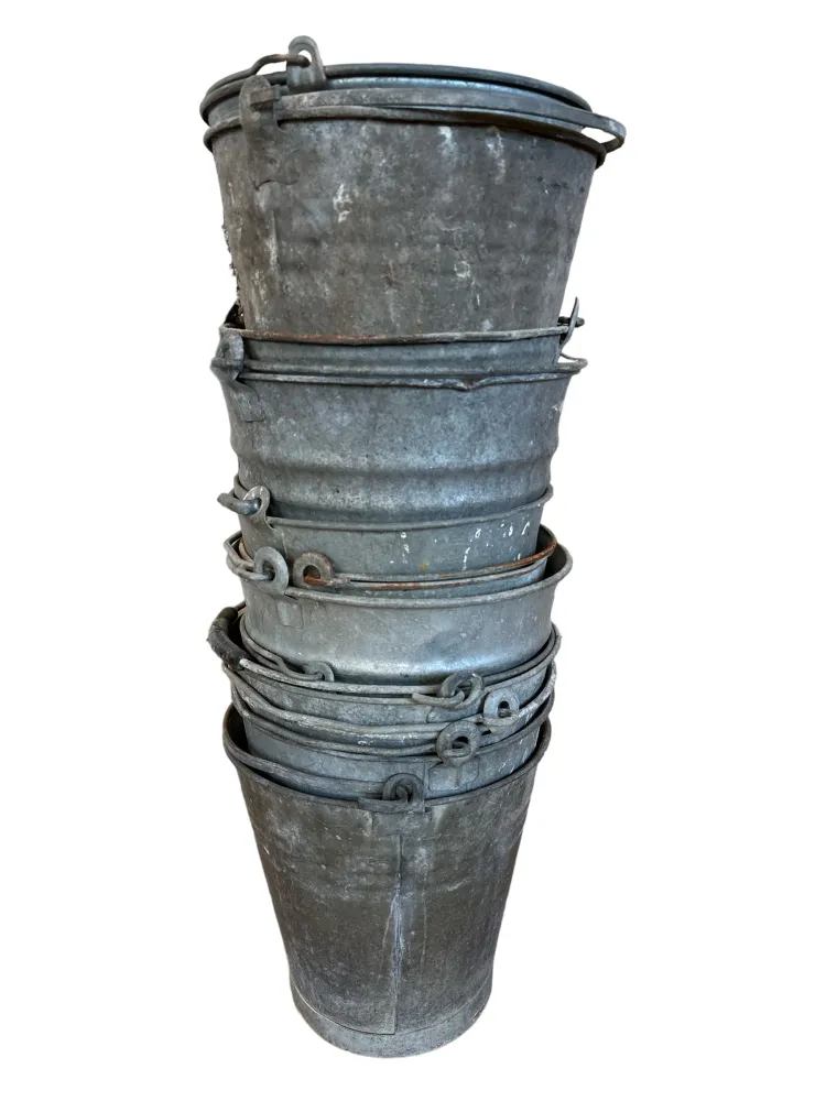 Metallbøtte Vintage - 10 liter