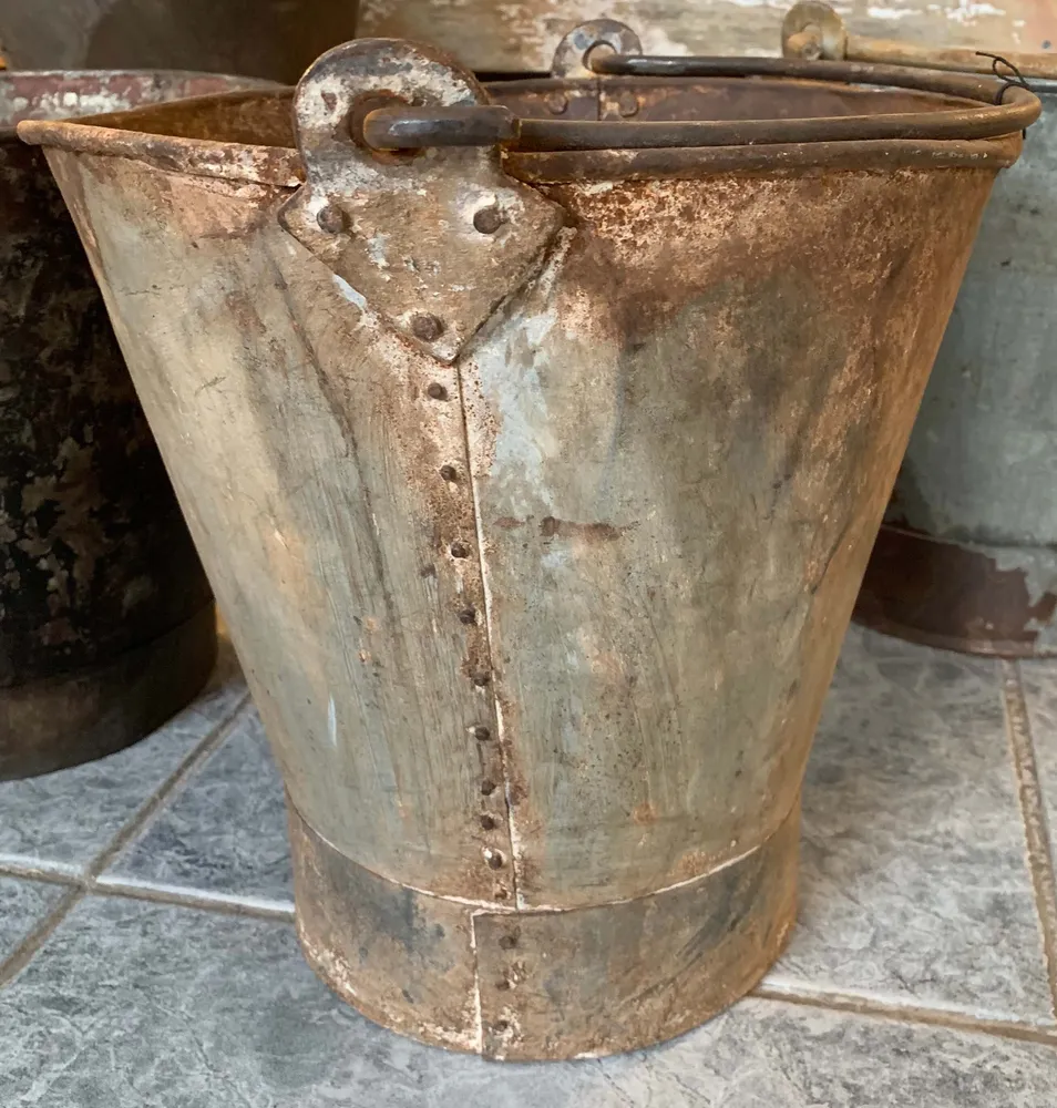 Metallbøtte Vintage - 10 liter