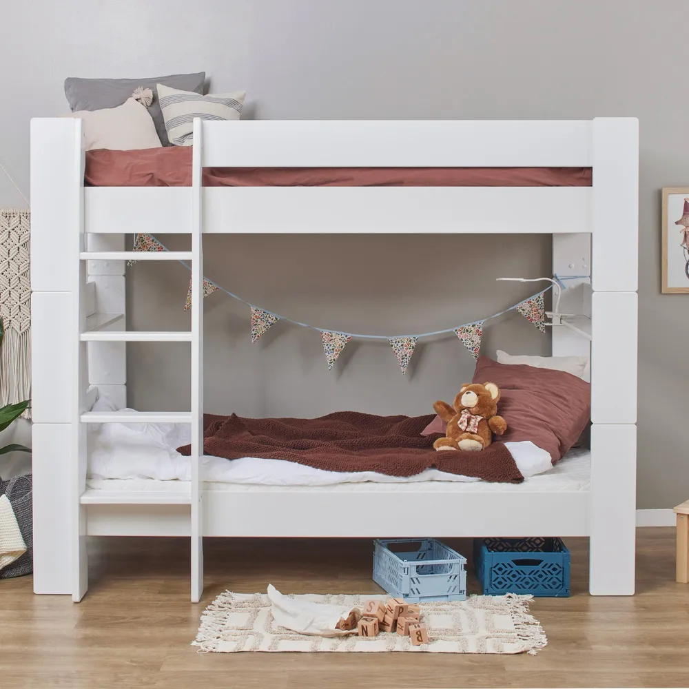 Hoppekids Pure Køyeseng 90x200 cm, Hvit