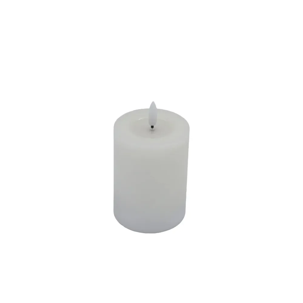 Candela kubbelys hvit 10 cm
