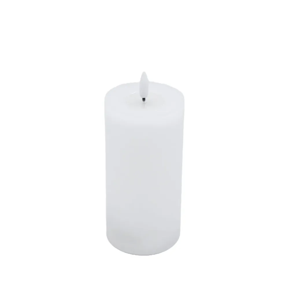 Candela kubbelys hvit 15 cm