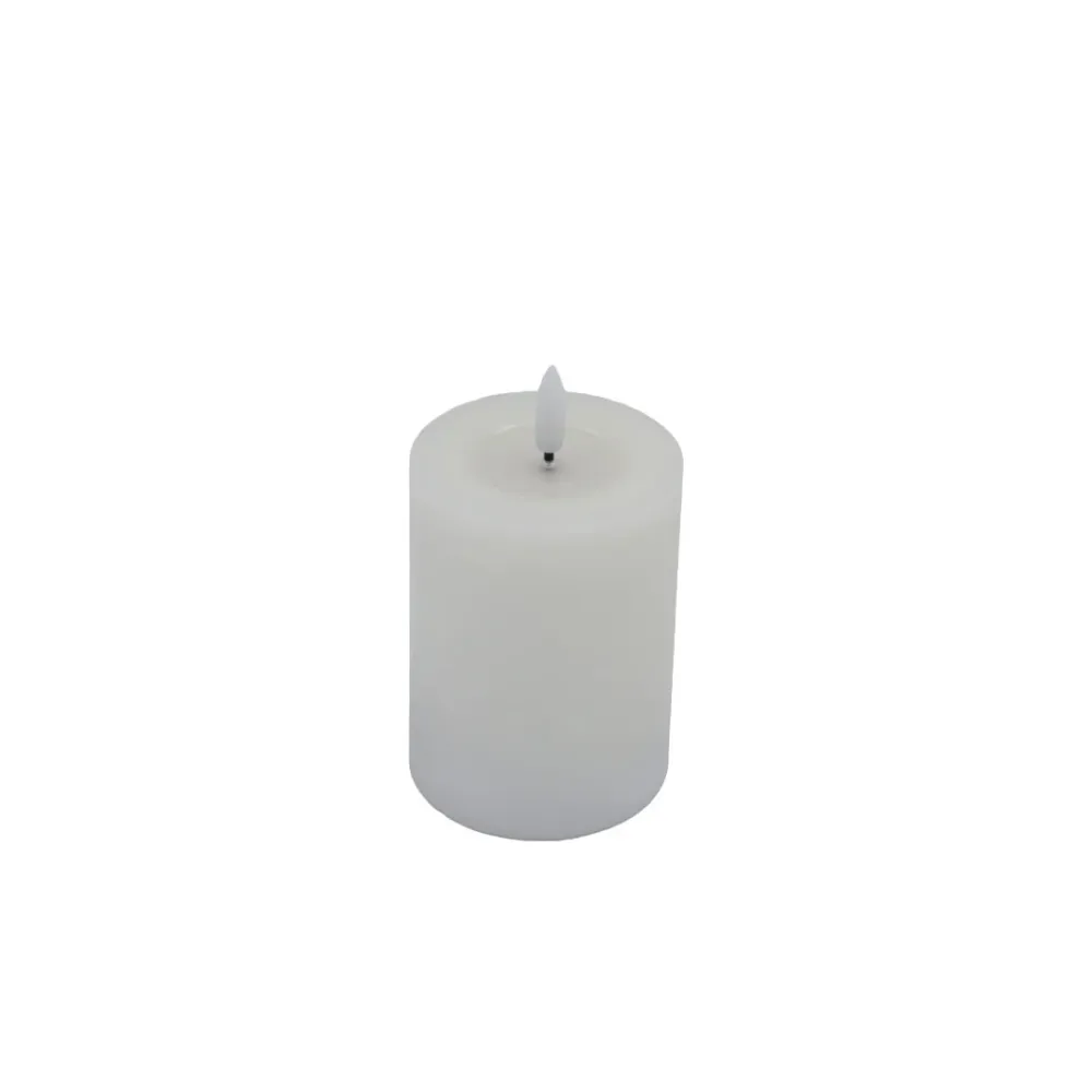 Candela kubbelys hvit 10 cm