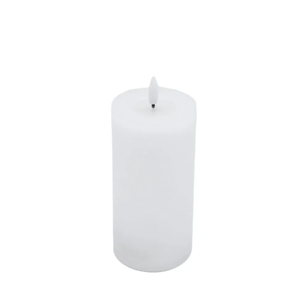 Candela kubbelys hvit 12 cm