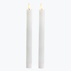 Ambience kronelys hvit 2 stk