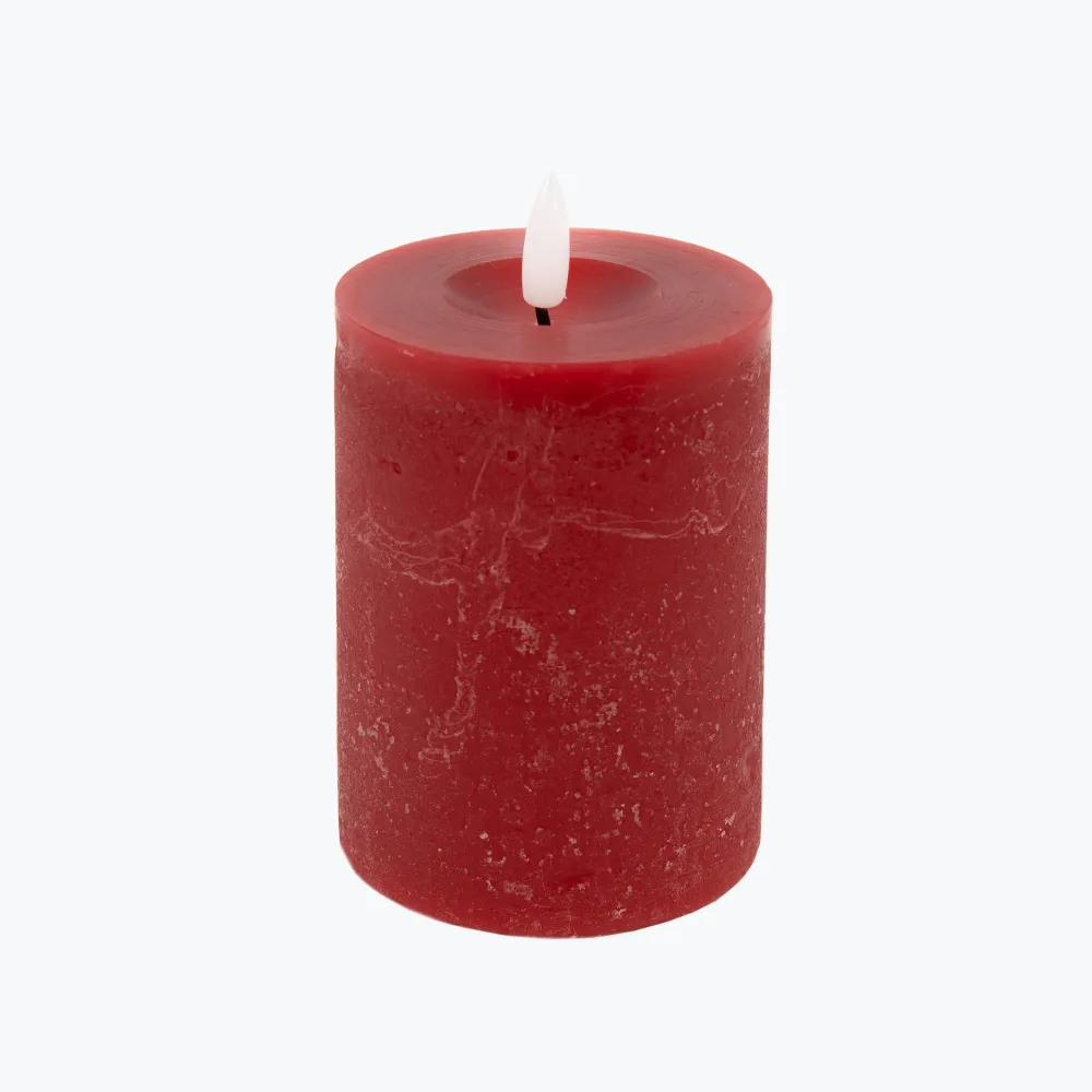 Ambience kubbelys rødt 10 cm