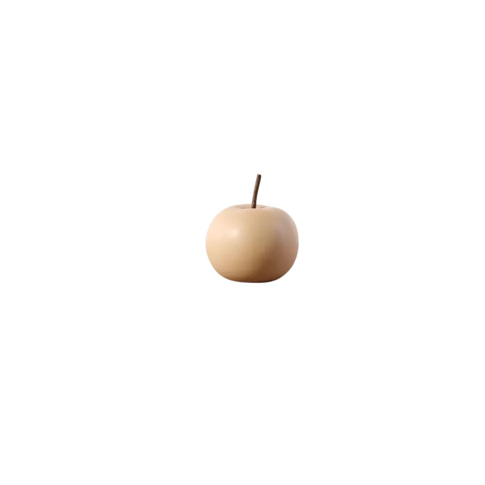 Apple dekorasjon beige