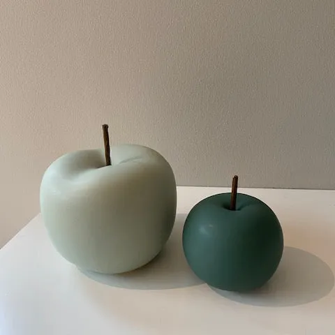 Apple dekorasjon beige