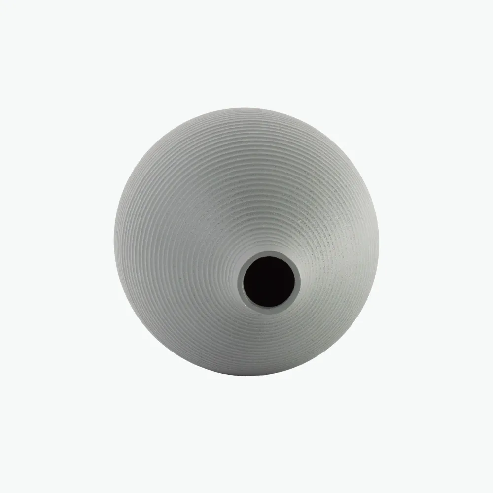 Shapes dusty green vase medium H: 23 cm