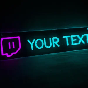 Custom Neon TWITCH