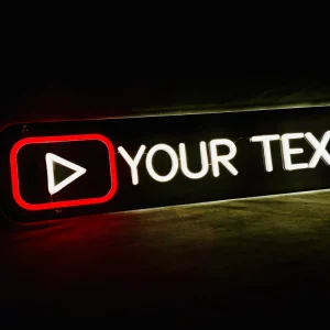 Custom Neon YouTube