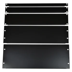 19" svart stativpanel