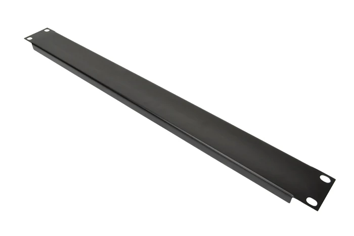 19" svart stativpanel