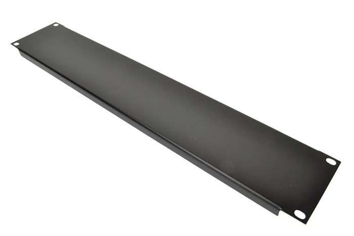 19" svart stativpanel
