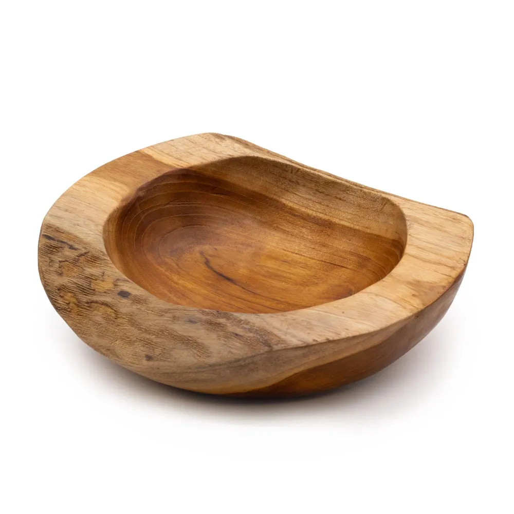 Teak trebolle stor 25 x 7 cm
