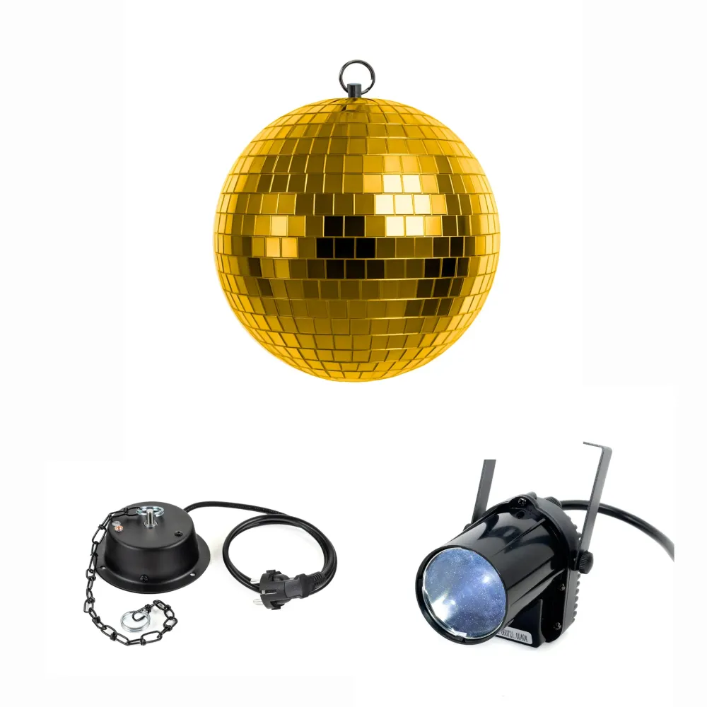 Marconi speilkule gull (30 cm)
