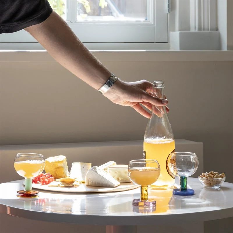 Glass Cantine Pink 2-p