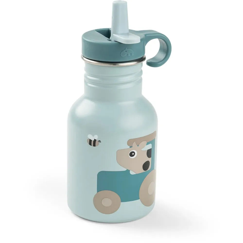 DonebyDeer Tiny Farm Blue Flaske Rustfrit Stål 350 Ml