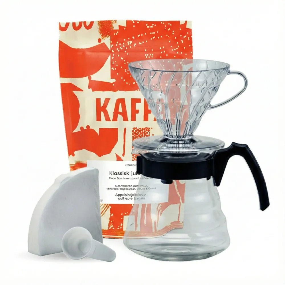 Hario bryggekit med Julekaffe