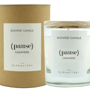 Duftlys "Pause" - Cashmere hvit