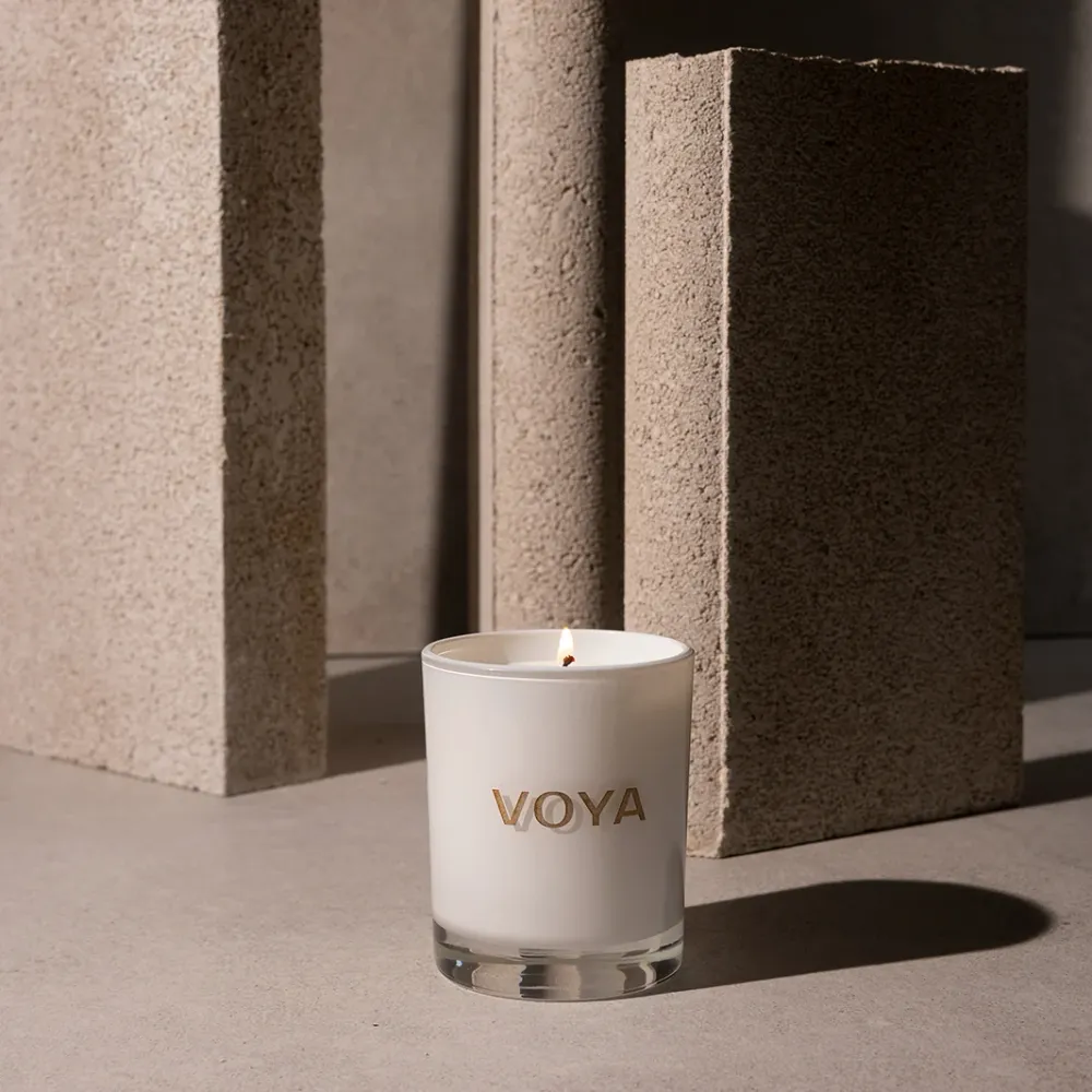Voya duftlys eukalyptus, lime og rosmarin