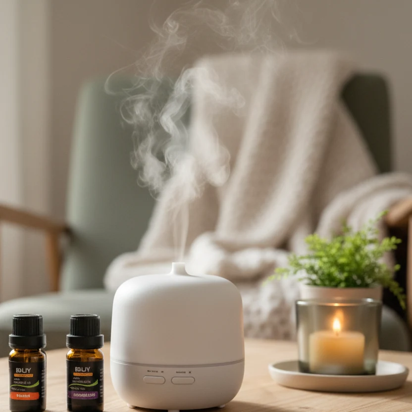 Sett med essensielle aromaoljer til diffuser