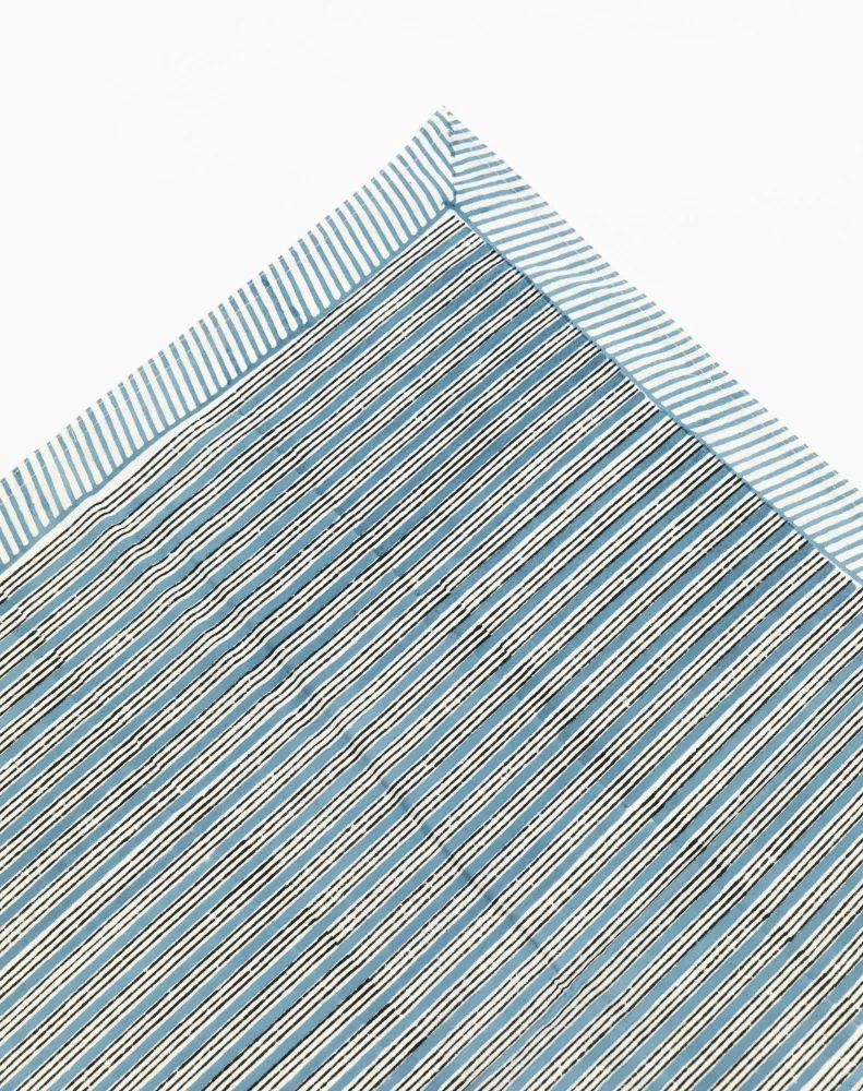 Blokktrykket duk - 180x280 cm
