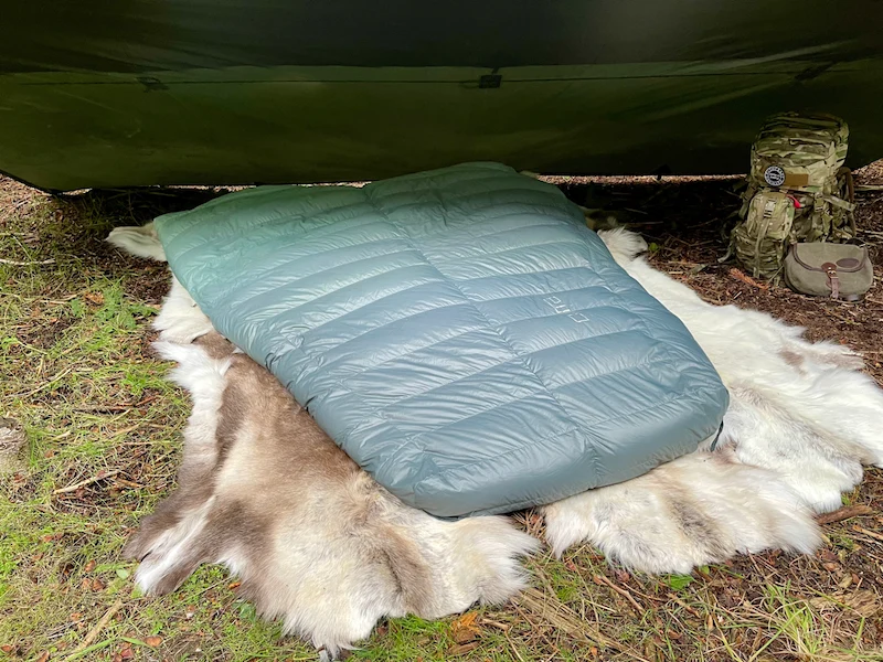Dobbelt Quilt -5C - med Andedun - Cuma Gear