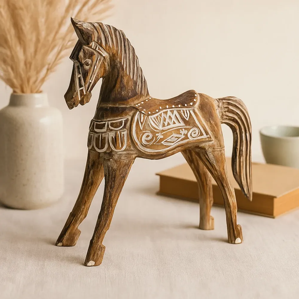 Hestfigur, 25 cm