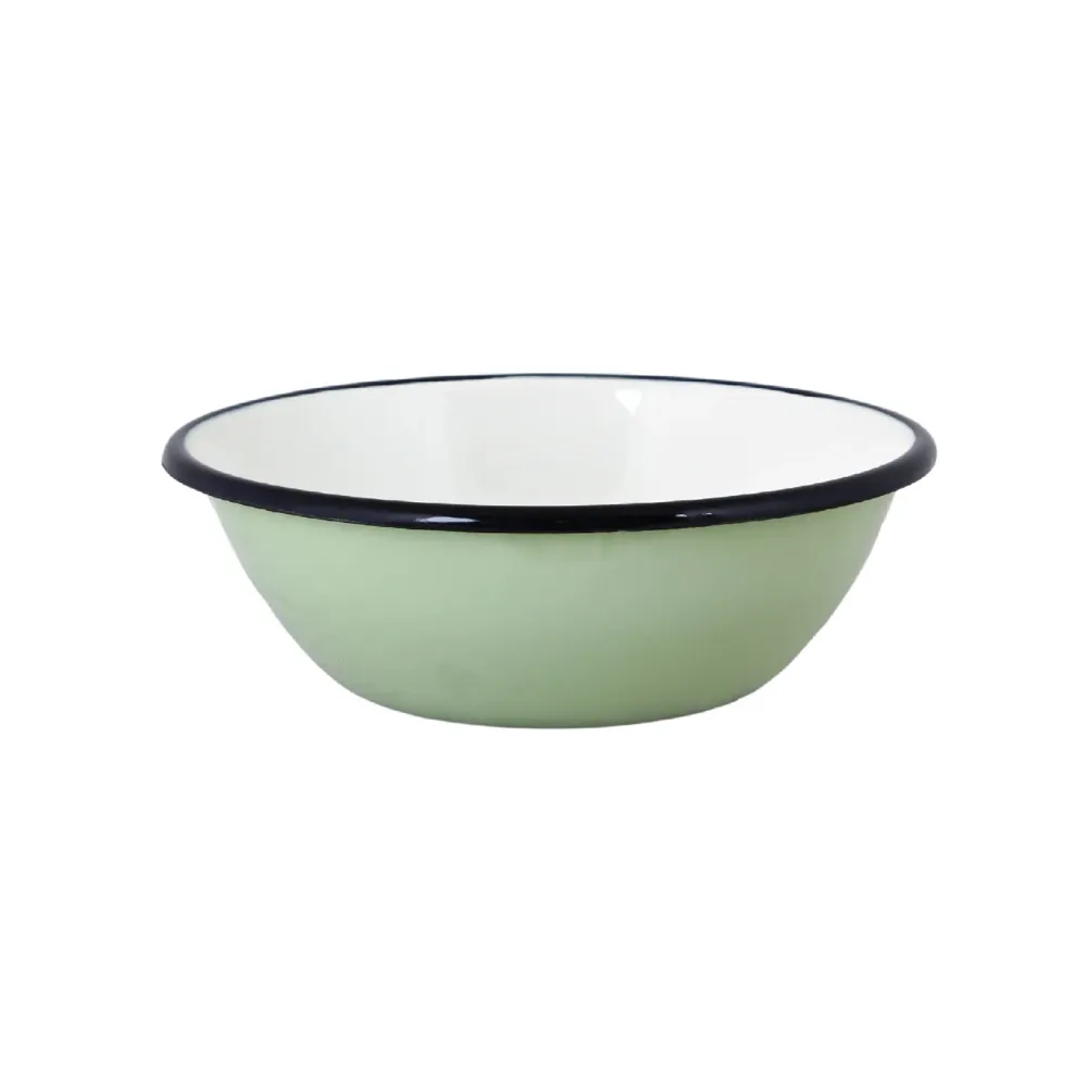 Emaljeskål Grønn - 16cm