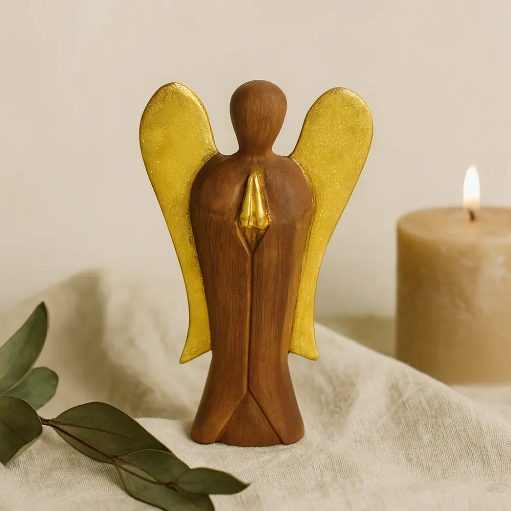 Treengel figur, 15cm