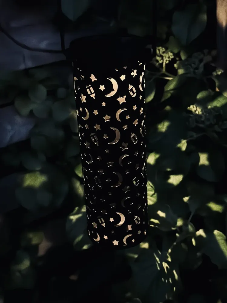 Fakkel med solceller – 2 stk STARS & MOON