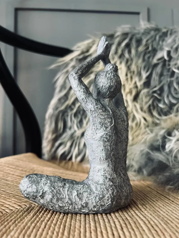 Yoga kvinne - Grå