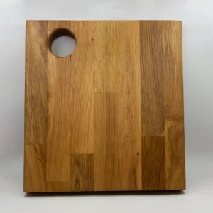 Skjærefjøl Eik m/Hull 28x31cm