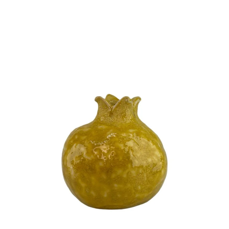 Vase granateple - gul