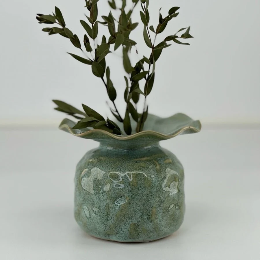 Vase poppy - mint - L