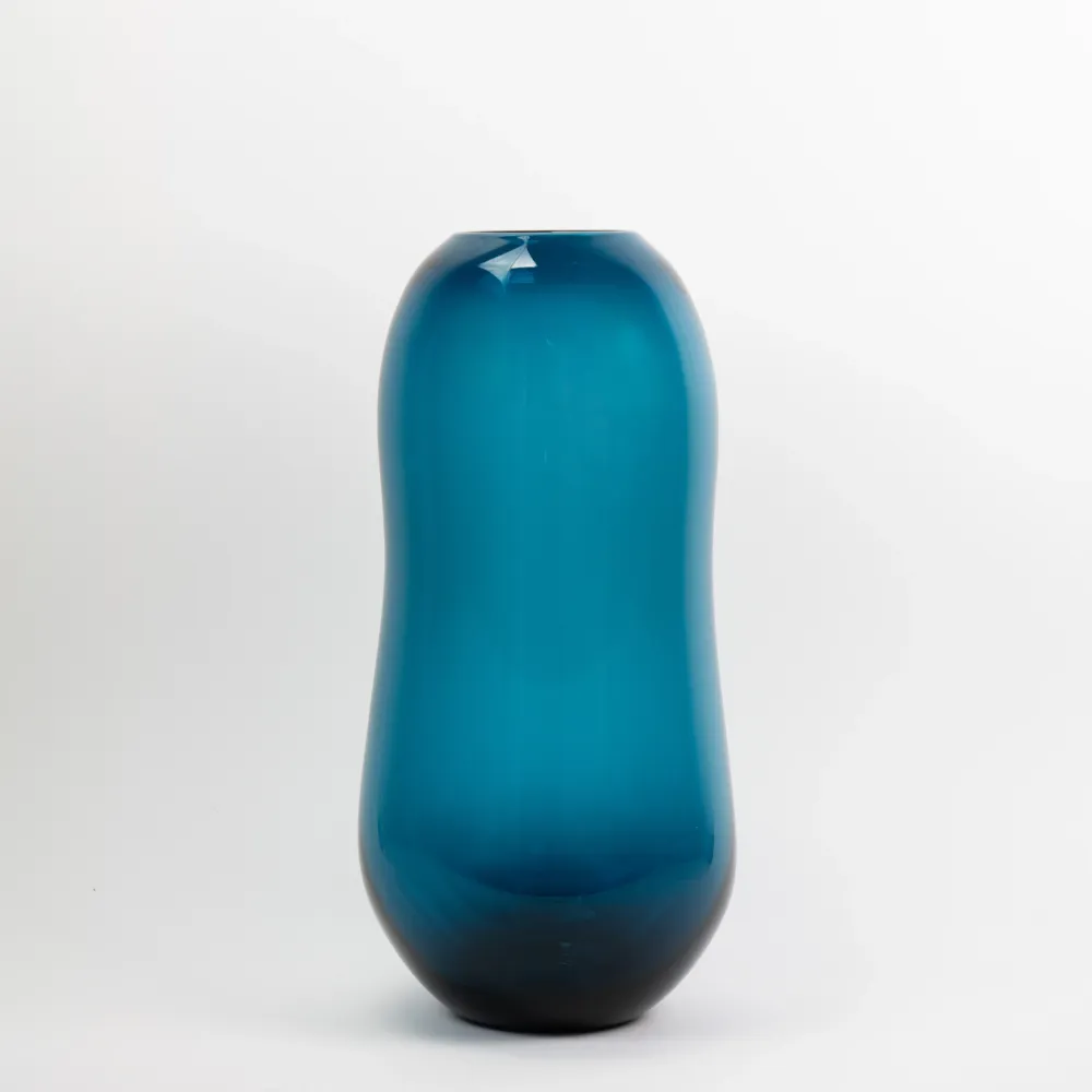 Blåne Vase Høy 4 Aqua