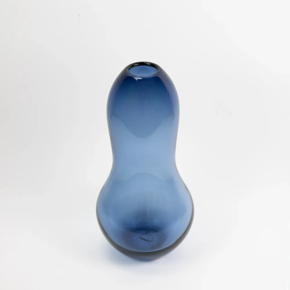 Blåne Vase Høy Dypblå