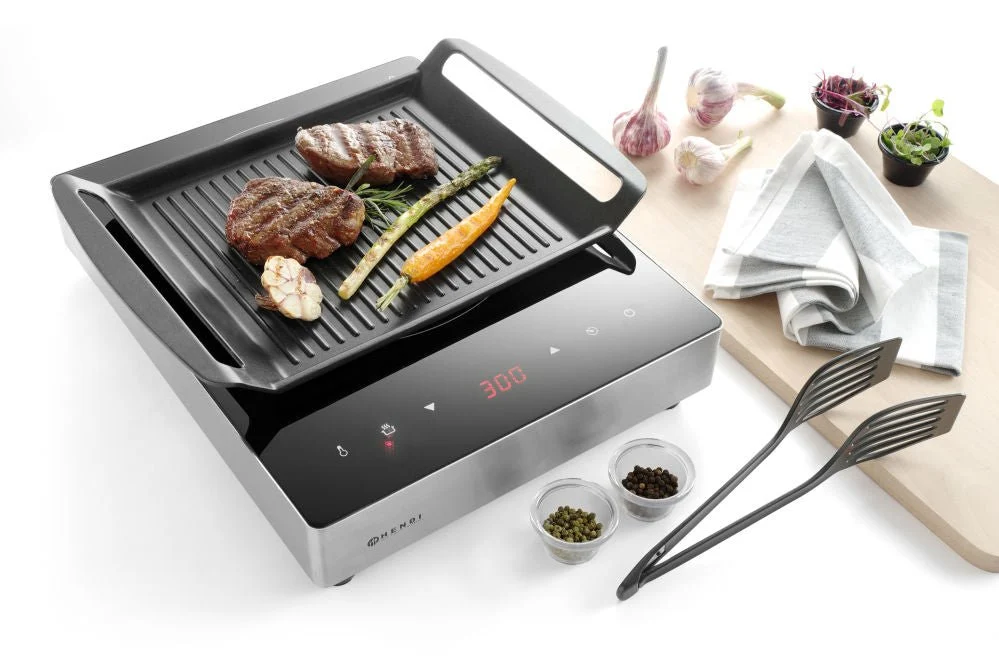 Grillplate induksjonstopper