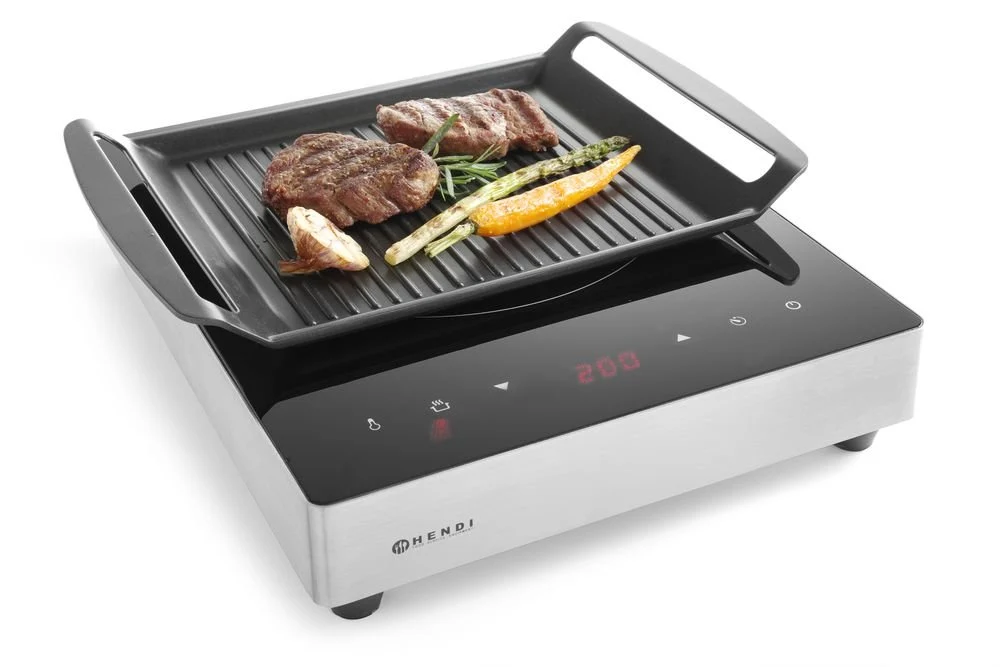 Grillplate induksjonstopper