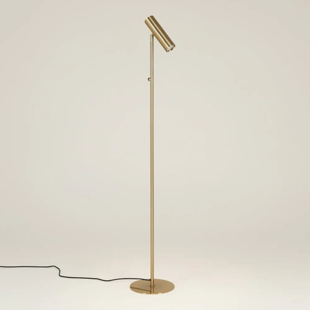 Paris gulvlampe messing
