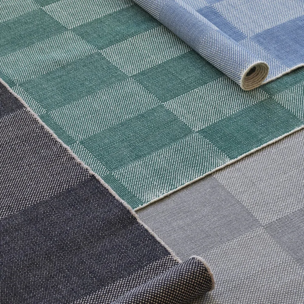 Gulvteppe Check Green 140x200