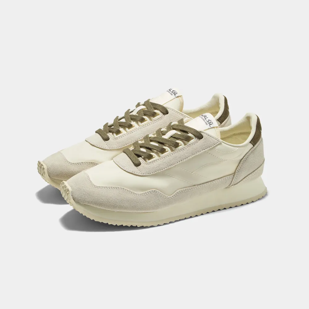 Ensign Lite - Off Ivory & Olive Green
