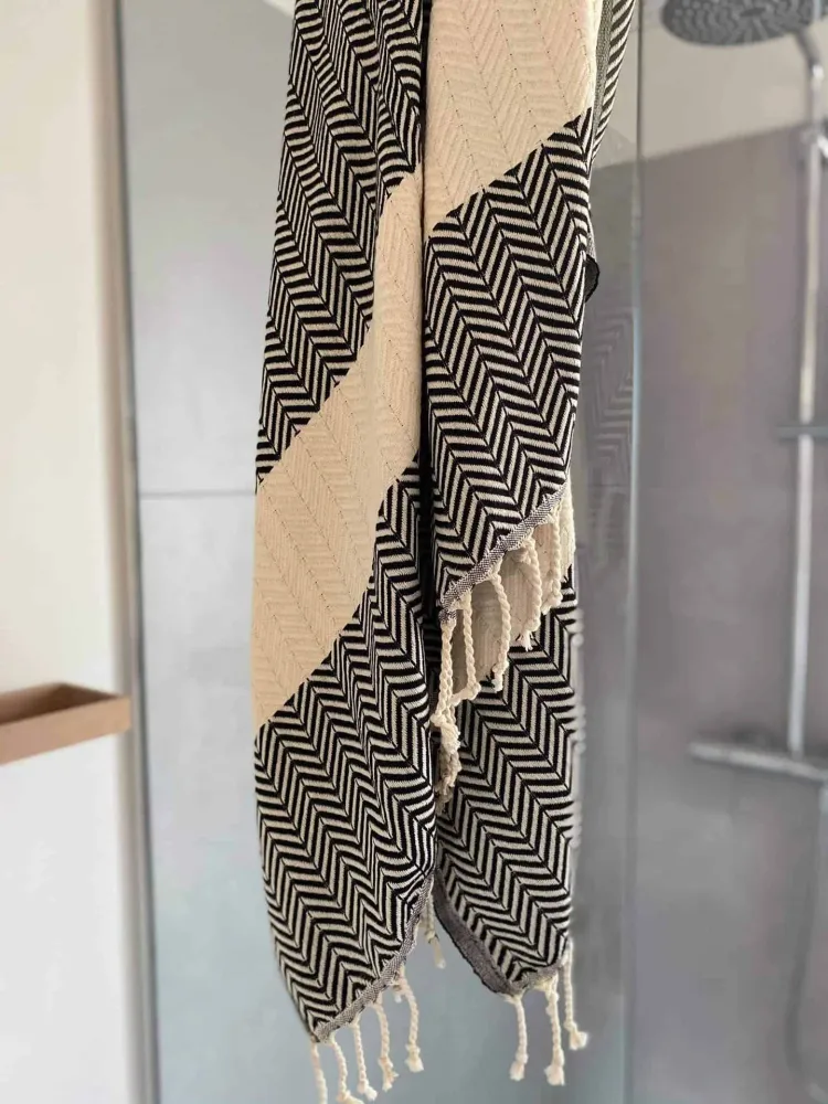 Hamam badehåndkle Zigzag – 90×180