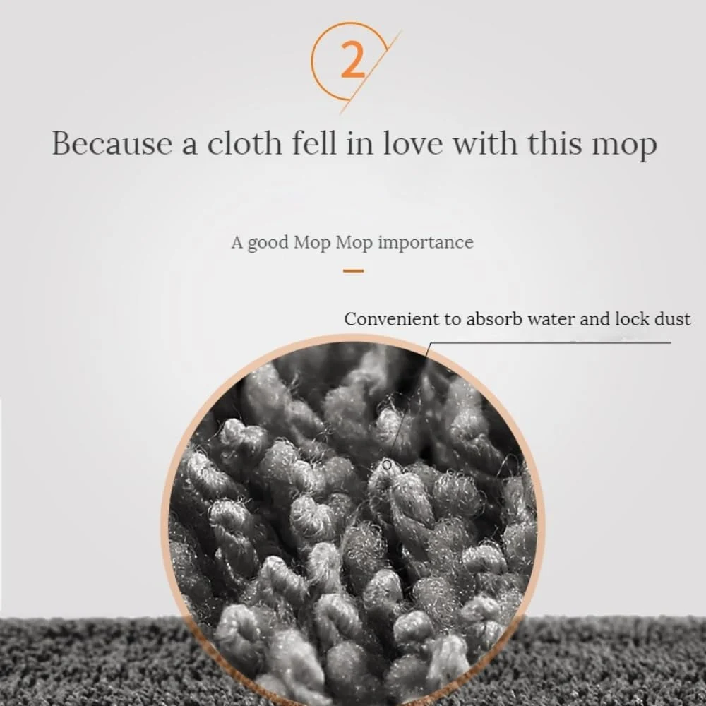 360° roterende 2 i 1 spraymopp